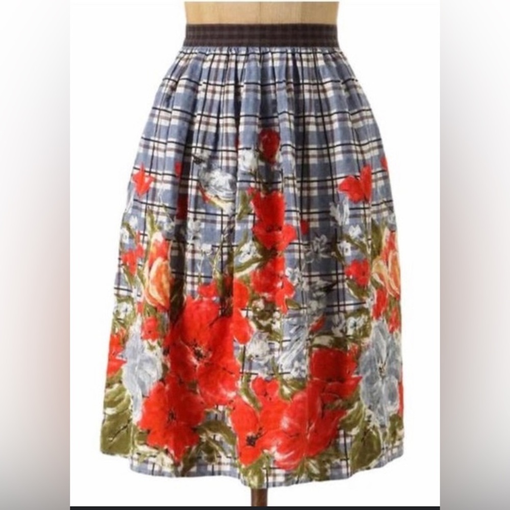 HOST PICK Anthropologie x Odille, linen Poppy Skirt